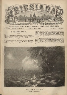Biesiada Literacka 1886 t.22 nr550