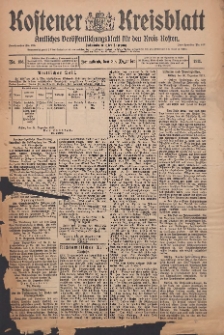 Kostener Kreisblatt: amtliches Ver&ouml;ffentlichungsblatt f&uuml;r den Kreis Kosten 1911.12.30 Jg.46 Nr156