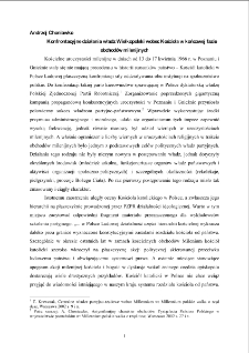 Konfrontacyjne działania władz Wielkopolski wobec Kościoła w końcowej fazie obchod&oacute;w milenijnych