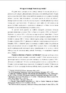 W kręgu terminologii. Powstania czy rewolty?