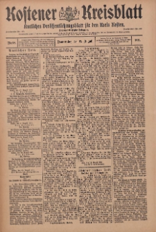 Kostener Kreisblatt: amtliches Ver&ouml;ffentlichungsblatt f&uuml;r den Kreis Kosten 1911.08.17 Jg.46 Nr98