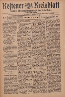 Kostener Kreisblatt: amtliches Veröffentlichungsblatt für den Kreis Kosten 1911.08.17 Jg.46 Nr98