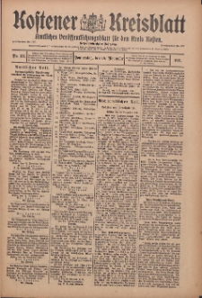 Kostener Kreisblatt: amtliches Ver&ouml;ffentlichungsblatt f&uuml;r den Kreis Kosten 1911.10.07 Jg.46 Nr137