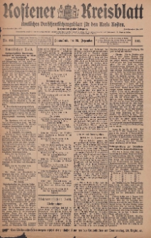 Kostener Kreisblatt: amtliches Ver&ouml;ffentlichungsblatt f&uuml;r den Kreis Kosten 1911.12.23 Jg.46 Nr153