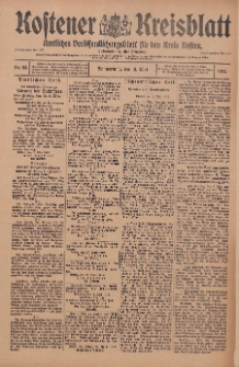 Kostener Kreisblatt: amtliches Veröffentlichungsblatt für den Kreis Kosten 1912.05.02 Jg.47 Nr53