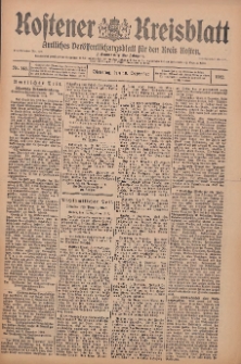 Kostener Kreisblatt: amtliches Veröffentlichungsblatt für den Kreis Kosten 1912.12.10 Jg.47 Nr148