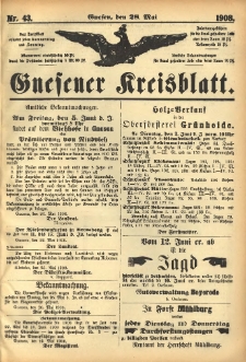 Gnesener Kreisblatt 1908.05.28 Nr43