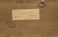 Konc. Zakład Fabryczny Wód Mineralnych Sztucznych K. Rzący i Chmurskiego w Krakowie...