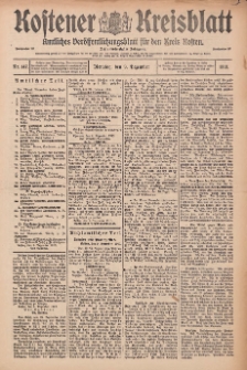 Kostener Kreisblatt: amtliches Veröffentlichungsblatt für den Kreis Kosten 1913.12.09 Jg.48 Nr147