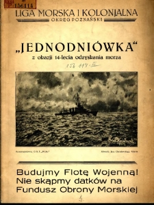 "Jednodniówka" z okazji 14-lecia odzyskania morza