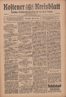 Kostener Kreisblatt: amtliches Ver&ouml;ffentlichungsblatt f&uuml;r den Kreis Kosten 1914.06.25 Jg.49 Nr76