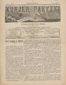 Kurjer Paryzki: dwutygodnik polityczny-literacki-społeczny: organ patrjotyczny polski 1882.02.01 R.2 Nr10