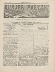 Kurjer Paryzki: dwutygodnik polityczny-literacki-społeczny: organ patrjotyczny polski 1883.01.15 R.3 Nr33