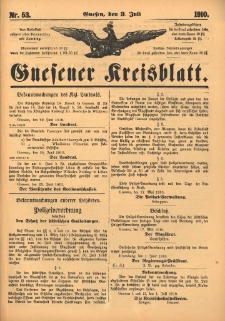 Gnesener Kreisblatt 1910.07.03 Nr53