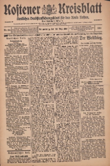 Kostener Kreisblatt: amtliches Veröffentlichungsblatt für den Kreis Kosten 1914.12.24 Jg.49 Nr154