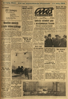 Głos Wielkopolski. 1966.02.23 R.22 nr45 Wyd.AB