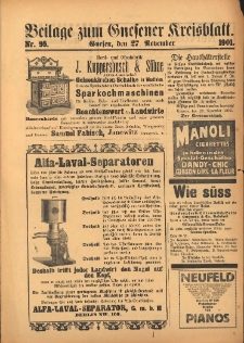 Beilage zum Gnesener Kreisblatt 1910.11.27 Nr95