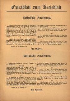 Extrablatt zum Kreisblatt