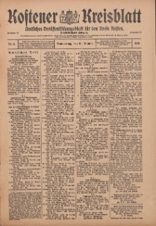 Kostener Kreisblatt: amtliches Veröffentlichungsblatt für den Kreis Kosten 1916.01.20 Jg.51 Nr9