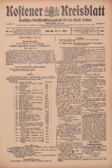 Kostener Kreisblatt: amtliches Ver&ouml;ffentlichungsblatt f&uuml;r den Kreis Kosten 1916.04.11 Jg.51 Nr44