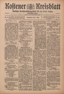 Kostener Kreisblatt: amtliches Veröffentlichungsblatt für den Kreis Kosten 1916.05.06 Jg.51 Nr55