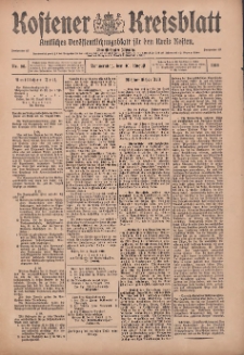 Kostener Kreisblatt: amtliches Ver&ouml;ffentlichungsblatt f&uuml;r den Kreis Kosten 1916.08.10 Jg.51 Nr96