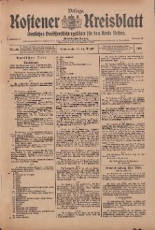 Kostener Kreisblatt: amtliches Veröffentlichungsblatt für den Kreis Kosten 1916.08.19 Jg.51 Nr100: Beilage