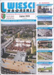 Wieści Lubońskie 2019.07 Nr7(344)