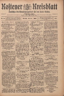 Kostener Kreisblatt: amtliches Ver&ouml;ffentlichungsblatt f&uuml;r den Kreis Kosten 1916.10.31 Jg.51 Nr131