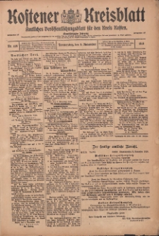 Kostener Kreisblatt: amtliches Veröffentlichungsblatt für den Kreis Kosten 1916.11.09 Jg.51 Nr135