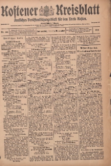 Kostener Kreisblatt: amtliches Ver&ouml;ffentlichungsblatt f&uuml;r den Kreis Kosten 1916.11.30 Jg.51 Nr144
