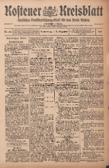 Kostener Kreisblatt: amtliches Ver&ouml;ffentlichungsblatt f&uuml;r den Kreis Kosten 1916.12.21 Jg.51 Nr153