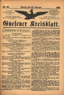 Gnesener Kreisblatt 1912.02.25 Nr16