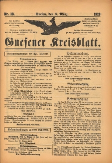 Gnesener Kreisblatt 1912.03.03 Nr18