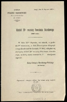 Obchód 26ej rocznicy Powstania Narodowego 1863 roku