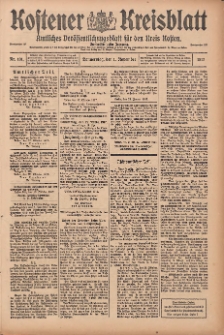 Kostener Kreisblatt: amtliches Ver&ouml;ffentlichungsblatt f&uuml;r den Kreis Kosten 1917.11.01 Jg.52 Nr131