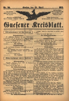 Gnesener Kreisblatt 1912.04.28 Nr34