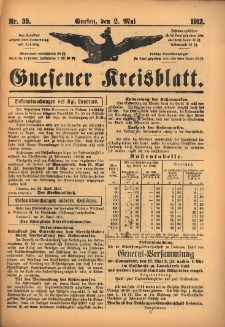 Gnesener Kreisblatt 1912.05.02 Nr35