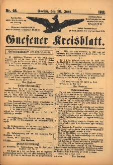 Gnesener Kreisblatt 1912.06.16 Nr48