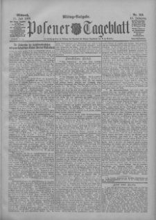 Posener Tageblatt 1906.07.11 Jg.45 Nr319