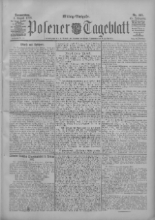 Posener Tageblatt 1906.08.02 Jg.45 Nr357
