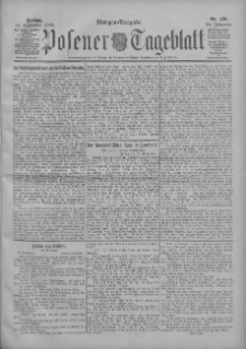 Posener Tageblatt 1906.09.14 Jg.45 Nr430