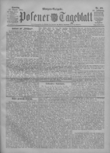 Posener Tageblatt 1905.08.27 Jg.44 Nr401