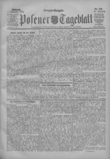 Posener Tageblatt 1904.09.07 Jg.43 Nr419