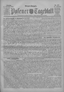 Posener Tageblatt 1904.09.11 Jg.43 Nr427