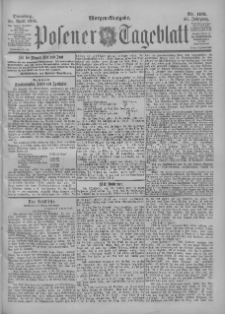 Posener Tageblatt 1901.04.30 Jg.40 Nr199