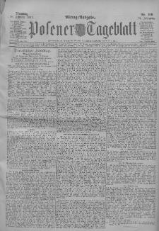 Posener Tageblatt 1911.02.28 Jg.50 Nr100
