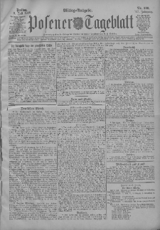 Posener Tageblatt 1908.07.03 Jg.47 Nr308