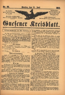 Gnesener Kreisblatt 1912.07.11 Nr55