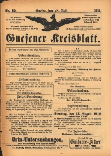 Gnesener Kreisblatt 1912.07.28 Nr60